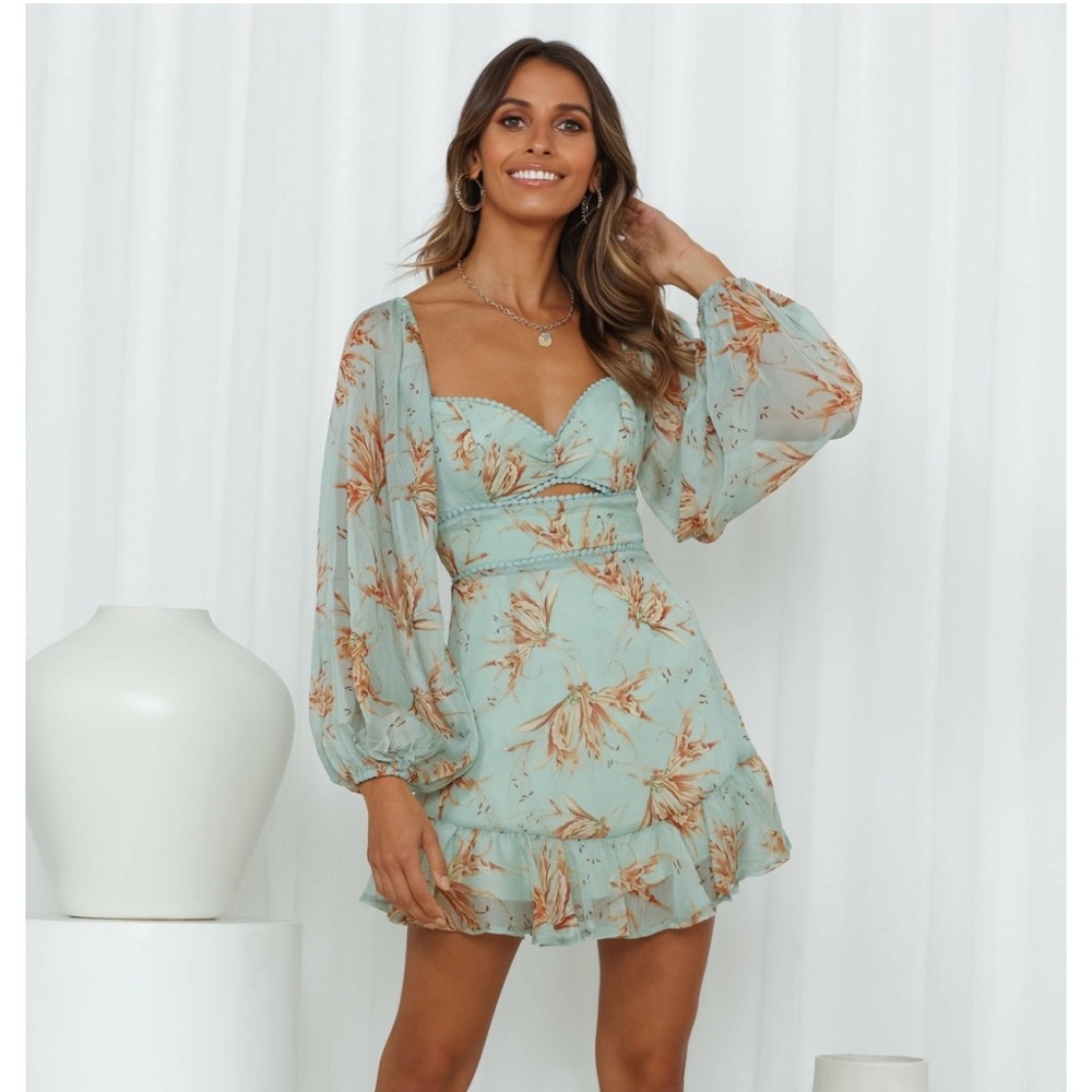 Hello Molly Flavourful Decisions Dress Pistachio XS
